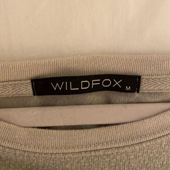 Wildfox “Shopping is my Cardio” Nude Pullover Size M - Picture 4 of 6